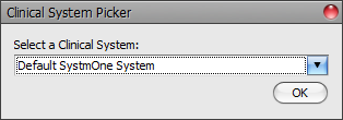 Clinical System Configuration Form